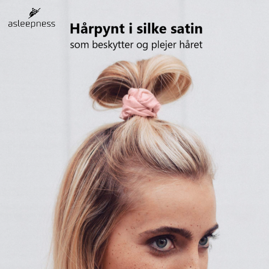 Fleksible Silke satin hårelastik, hårbånd og hårpynt i sort, brun, lilla, hvid, pink og rosa
