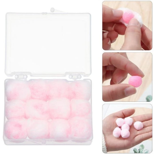 Formbare ørepropper med bomuld og paraffin