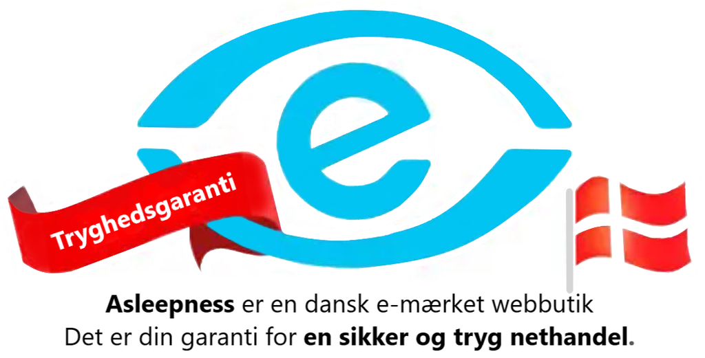 Asleepness er med E-mærket garanti