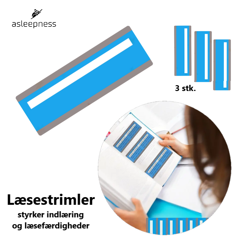 Læsestrimler for børn og unge med ADHD og læsevanskeligheder