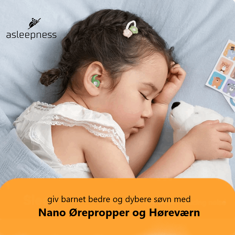 Behagelig Nano Ørepropper til børn i silikone til læsning, svømning og søvn