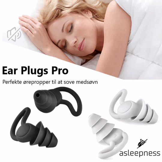 Bedste ørepropper og høreværn med 3 lag filtre og vandtæt med 3 farver