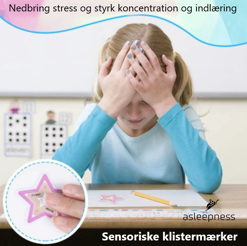 Effektive Sensorisk Klistermærker og sansestrimler grovkornet og diamant struktur for ADHD mod angst og stress