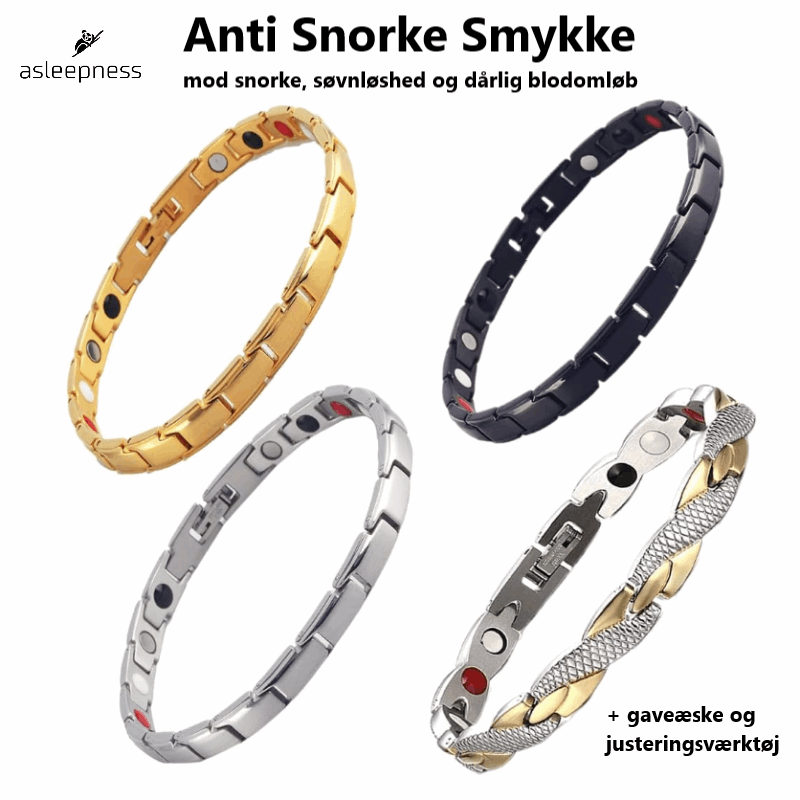 Anti Snorke Smykke mod snorken og søvnløshed