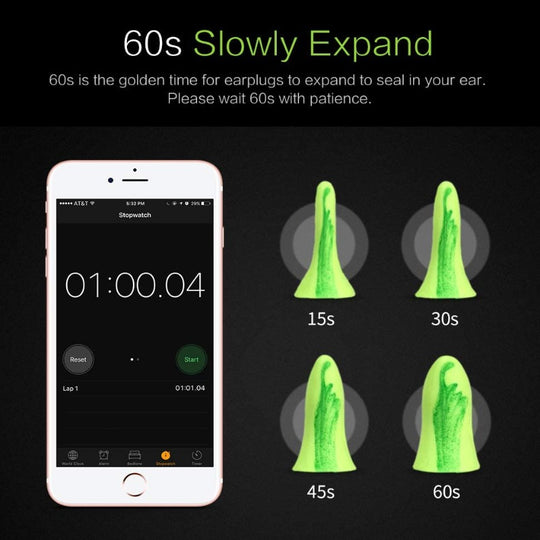 Ørepropper der giver bedre søvn.