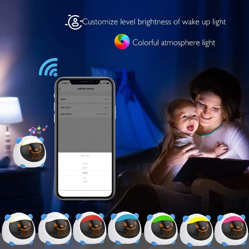 App styret vækkeur der kan alt for børn med overvågning