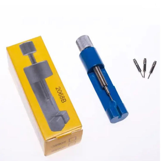 Blå justeringsværktøj til armbånd