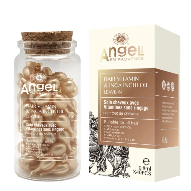 Hair Vitamin & Inca Inchi Oil (leave-in) til hårpleje.
