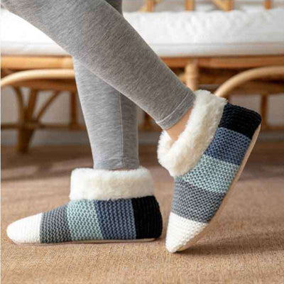 Fuzzy Slippers Sokker (Blå)