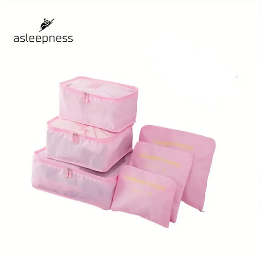 Smarte Rejsetaske og pakketaske til kuffert under rejser og ture  i rosa og pink