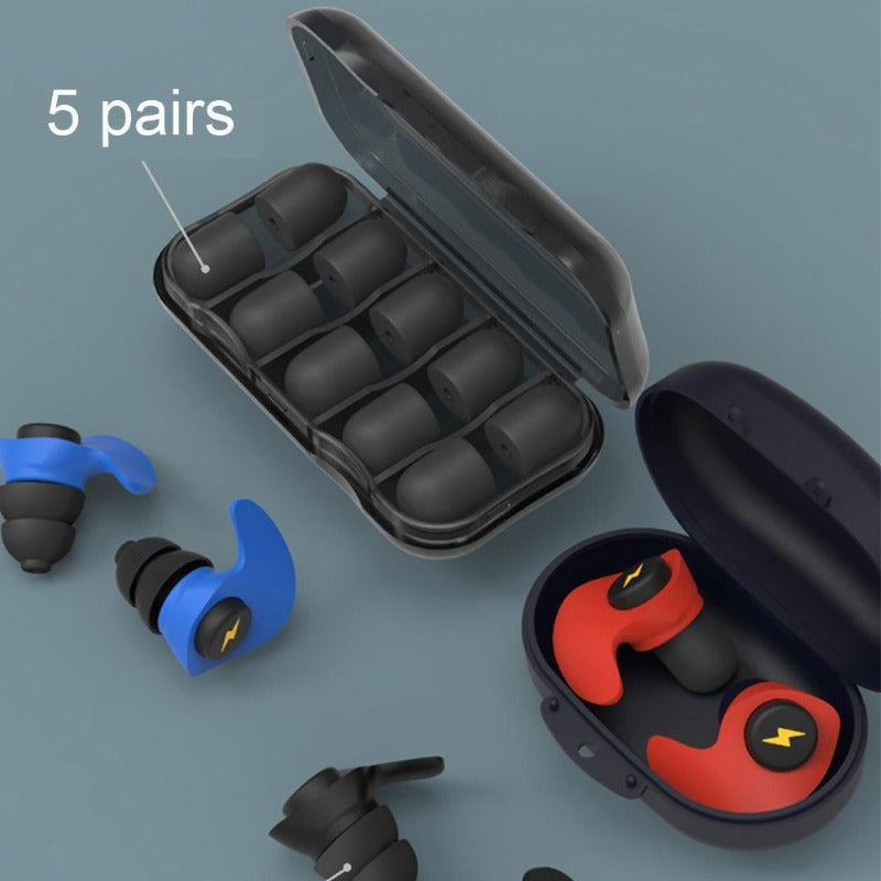 Multi Ear Plugs ørepropper i 3 farver fra Asleepness