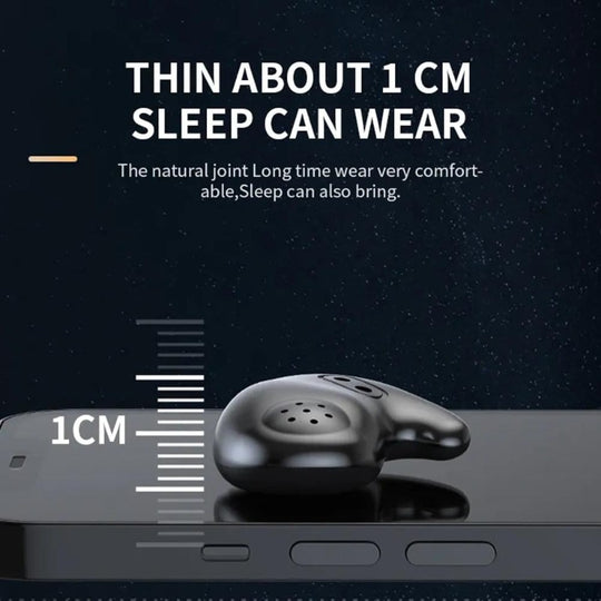 Ultra tynd bluetooth høretelefon til at sove med
