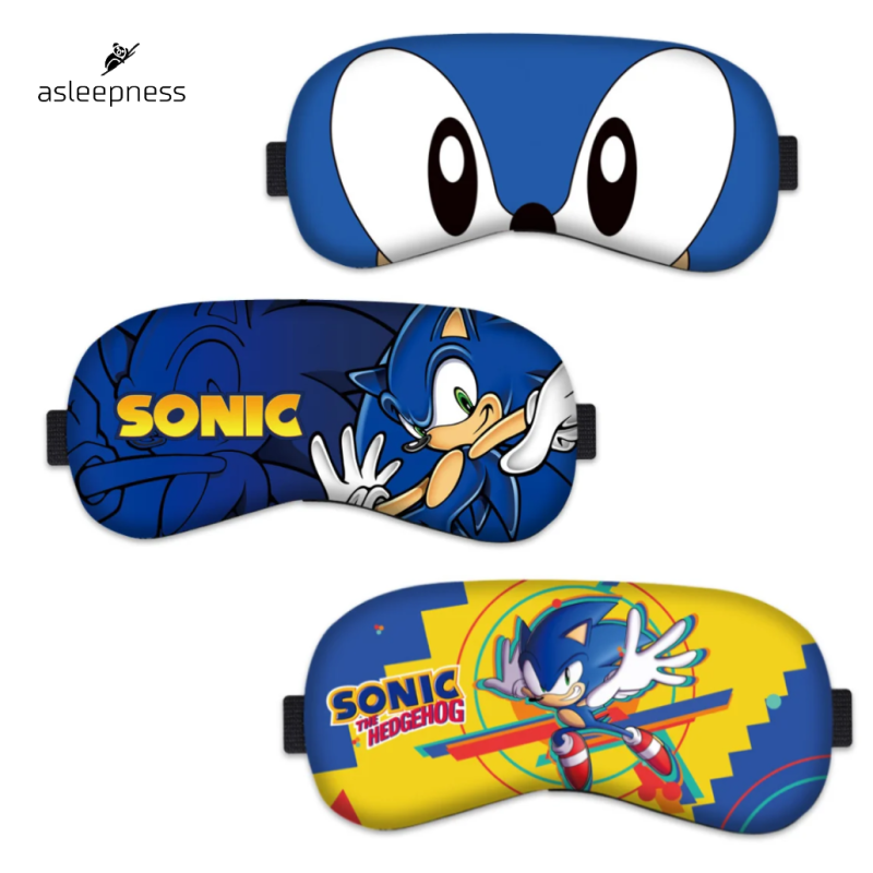 Sovemaske og Øjenmaske med SONIC for børn og drenge i 7 modeller.