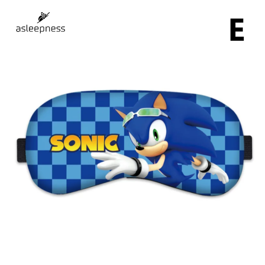 Sovemaske og Øjenmaske med SONIC for børn 