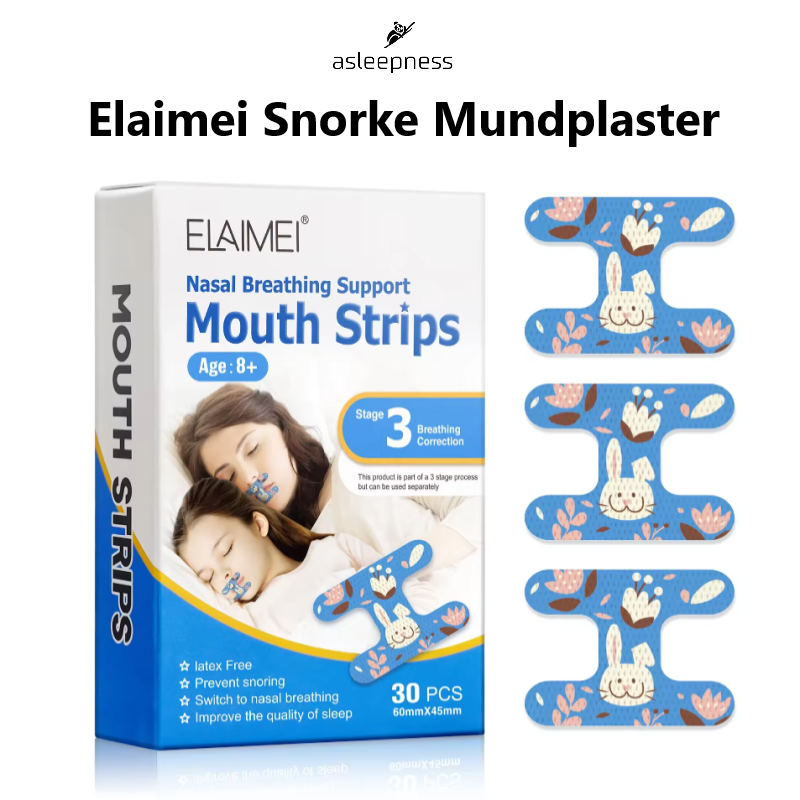 Mundplaster, mundtape og snorkeplaster mod snorken for børn og voksne med CE-certifikat