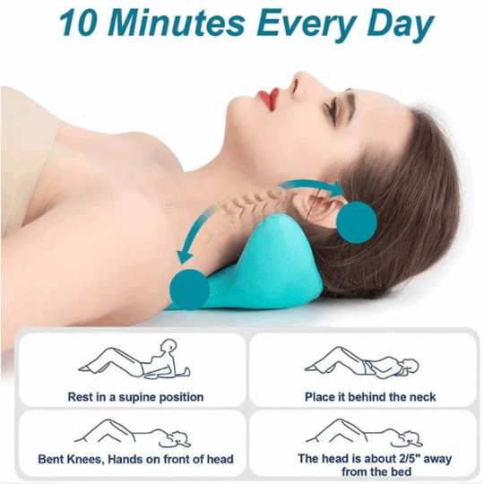 Nakkepude med massage funktion