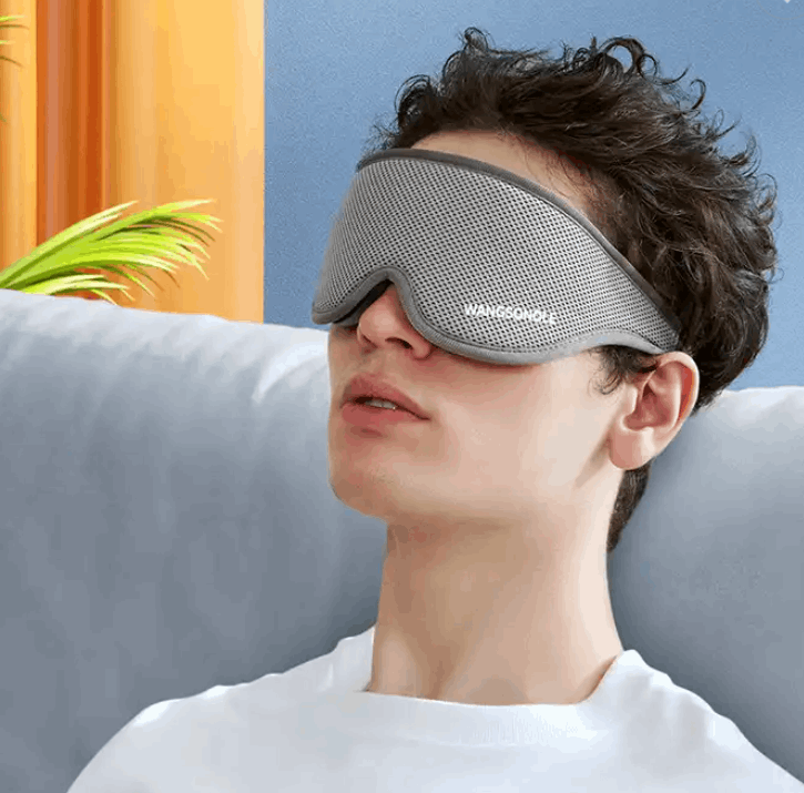 3D Flex Pro Sovemaske (justerbare øjenpuder)