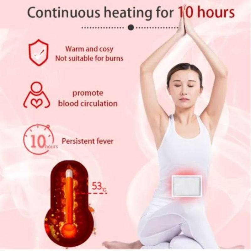 10 timers varmeplaster mod smerter, menstruation og krampe
