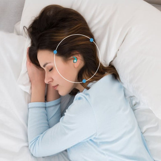 Ergonomisk ørepropper til sidesover fra Asleepness