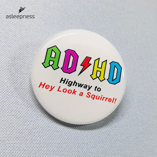 Rock ADHD og Autisme Badges for børn og voksne