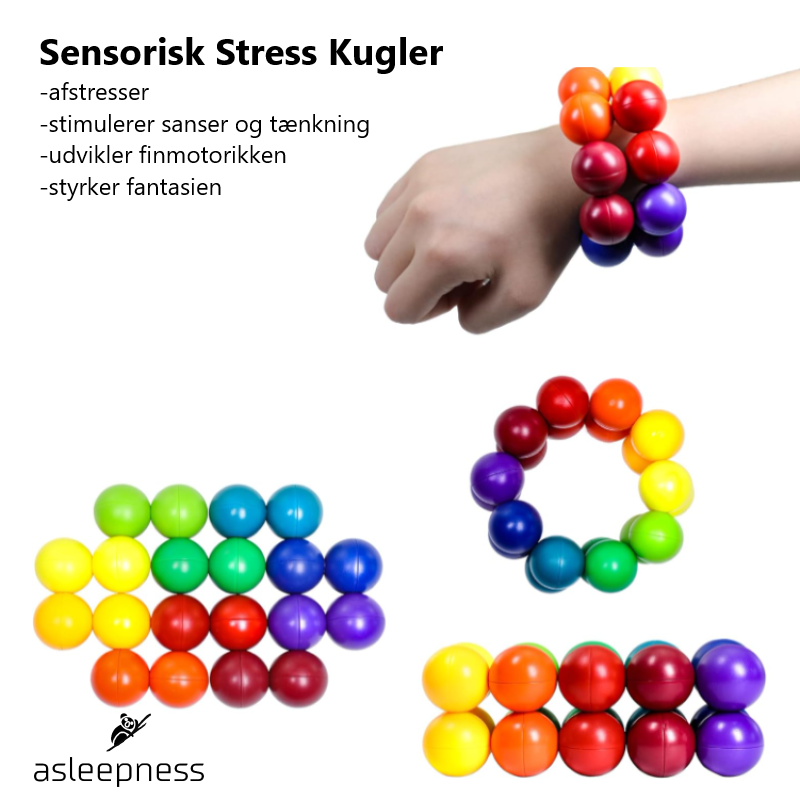 ADHD og Autisme Sensorisk stress kugler 