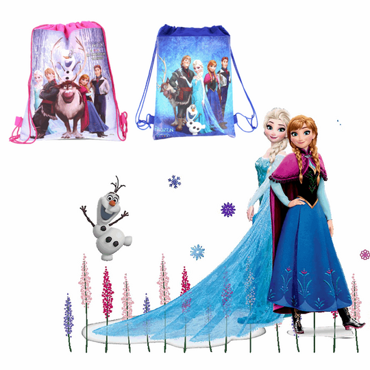 Ryksæk med Anna og Elsa fra Frozen til børn og unge