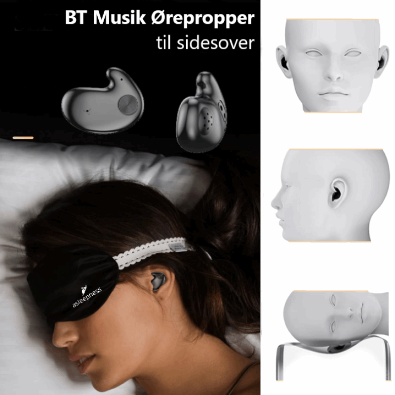 Ørepropper og høretelefoner og headset til at sove med