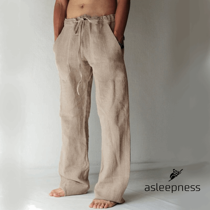 Natbukser til mænd -osse pyjamas - fritidsbukser - asleepness