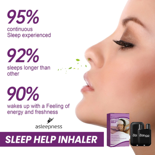 Praktisk Friskluft inhalator mod snorken, søvnløshed og allergi for pollen