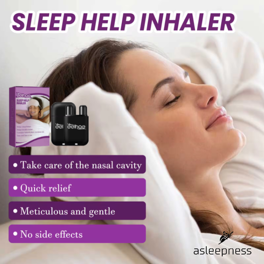 Behagelig Friskluft inhalator mod snorken, søvnløshed og allergi for pollen