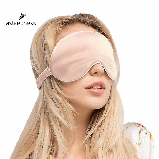 Luksus Øjenmaske, sovemaske og silkemaske i pink og 100% mulberry silke