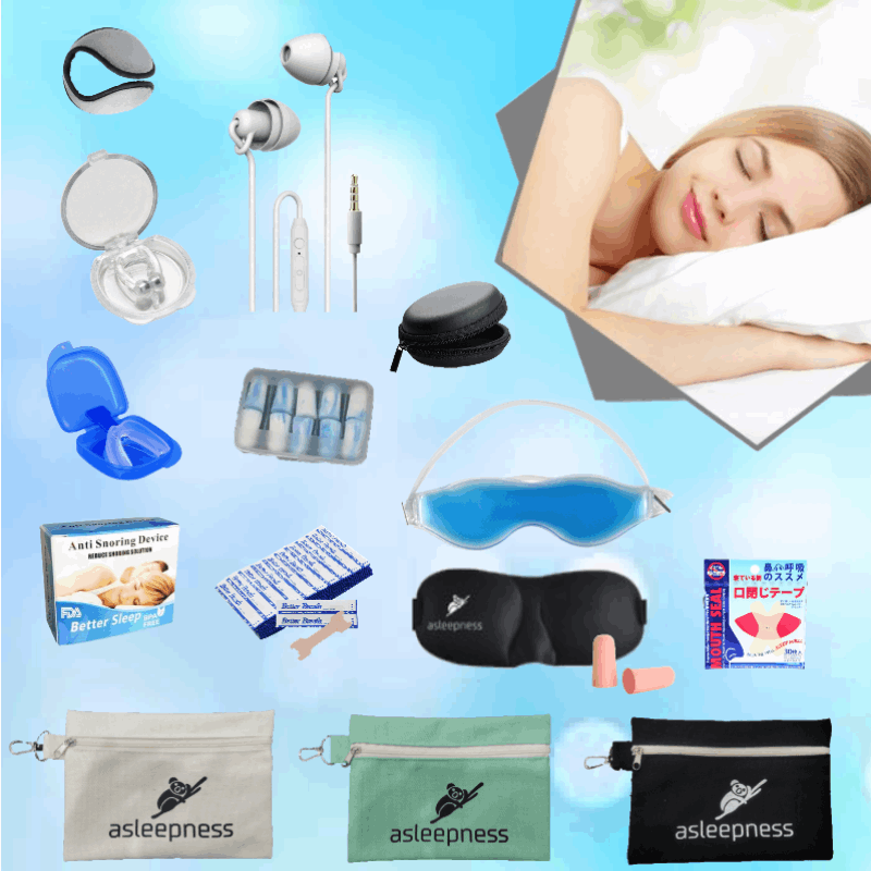 Asleepness Drømmetaske med 11 soveprodukter