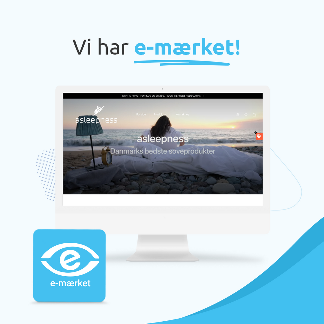 Asleepness er E-mærket dansk webshop