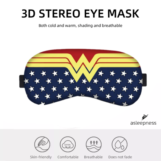 Marvel Helte sovemaske og sovemaske til børn med Wonder Woman