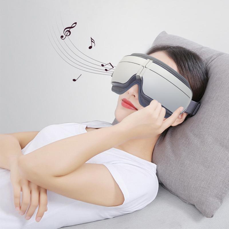 Sovemaske med varme massage og rolig musik - asleepness