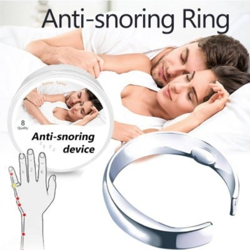 Slut med snorken med akupunktur ring - asleepness
