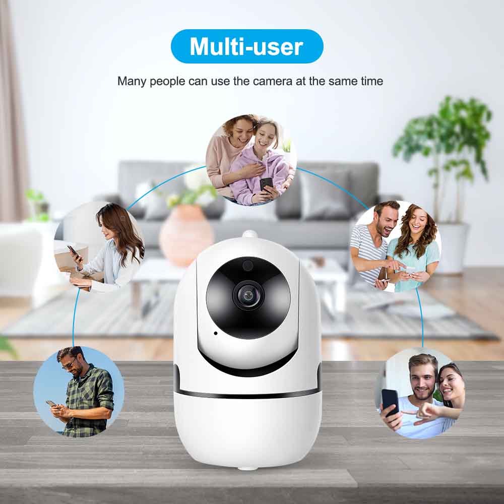 Flere kan bruge Smart Video HD optager til at holde øje med dit hjem, dit barn og familie.