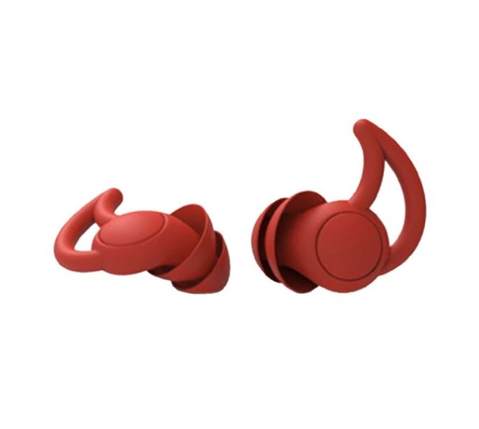 Røde silikone ørepropper - asleepness