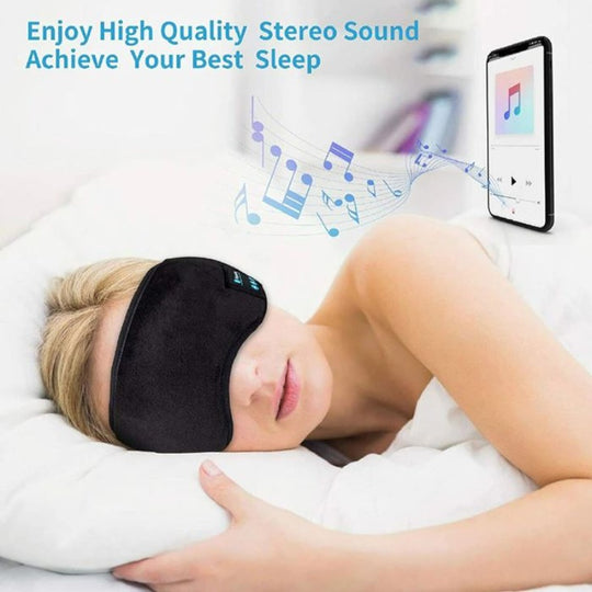 Soft 3D sovemaske med bluetooth musik